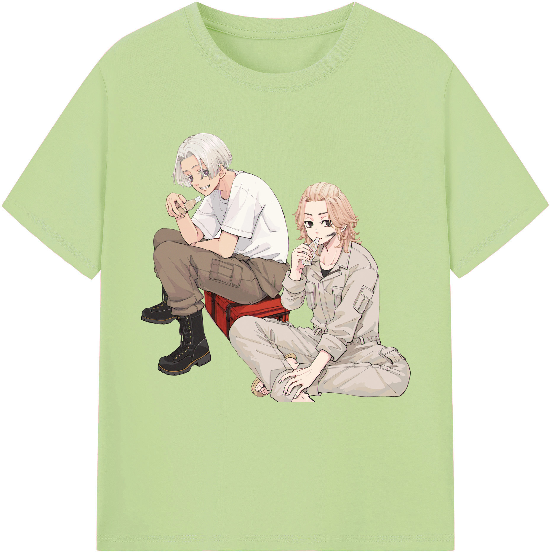 （画像用） 東京リベンジャーズ Tokyo Revengers 綿100％半袖Tシャツ（フロントプリント）